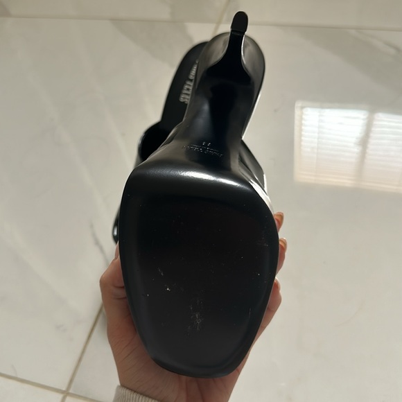 PARIS TEXAS PATENT BLACK HEELS - Picture 3 of 4